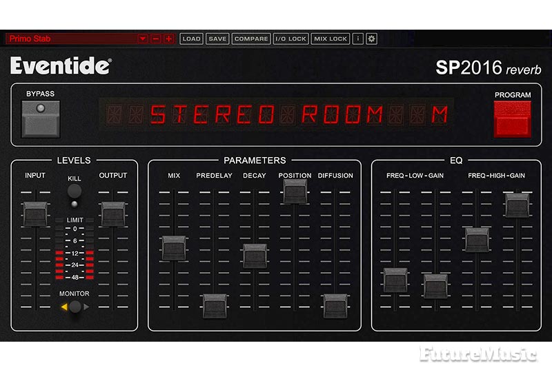 Eventide SP2016 Reverb Plugin review by FutureMusic Copyright 2019 FutureMusic