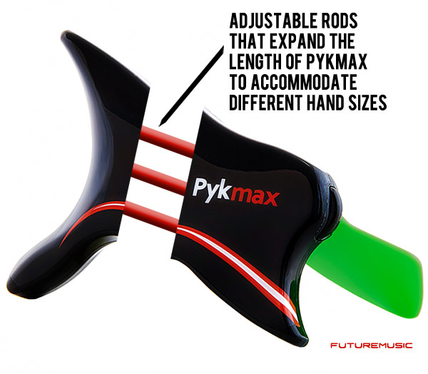 Guitar　Pick　Grips　Your　Instantly　Drop　Never　Pykmax　Upgrade　Ergonomic,　For　Two　Extenders,　Three　UPP　Includes　Pick　Your　And　Snap-In　Pick