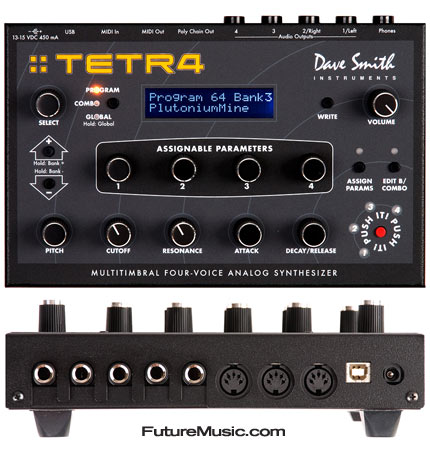 Dave Smith Instruments Releases Tetra Analog Synthesizer