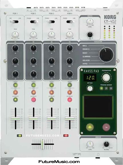 Korg KM-402 / KM-202 Kaoss Pad DJ Mixers