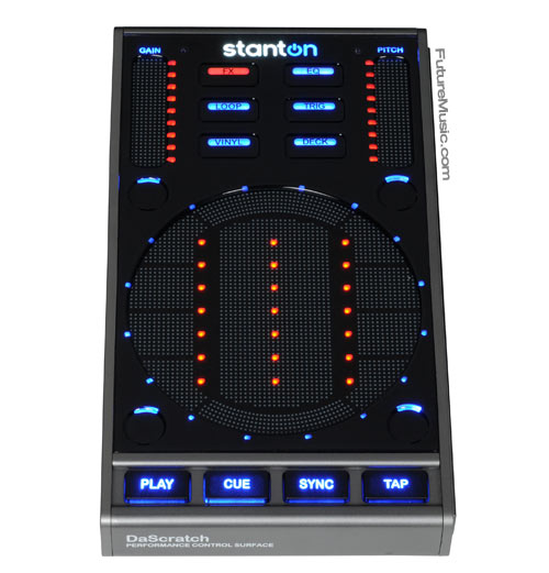 Front of Stanton SCS.3d DJ controller