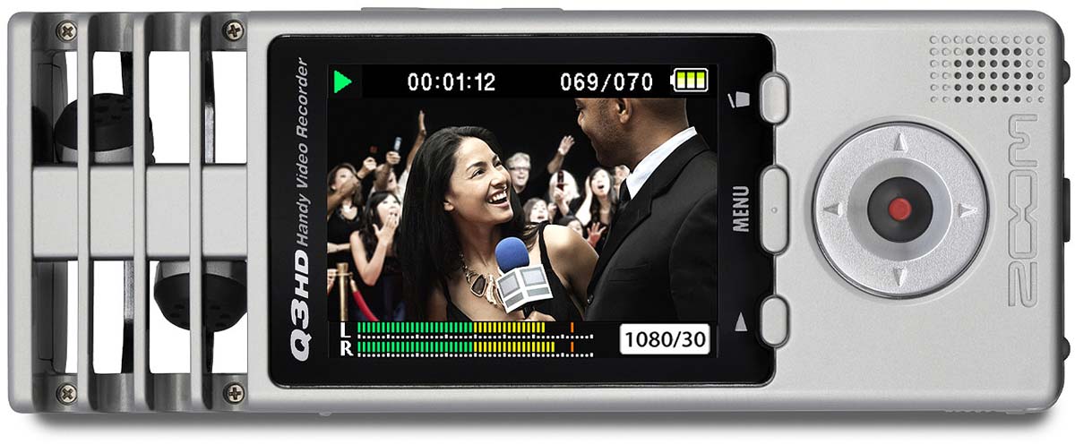 Zoom Now Shipping HD Audio / HD Video Q3HD