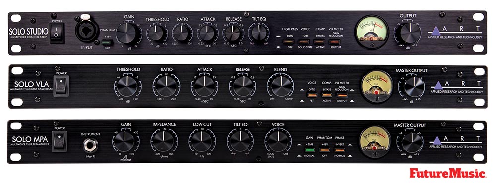 ART Pro Audio Solo Series - Single Channel Audio Recording Processors