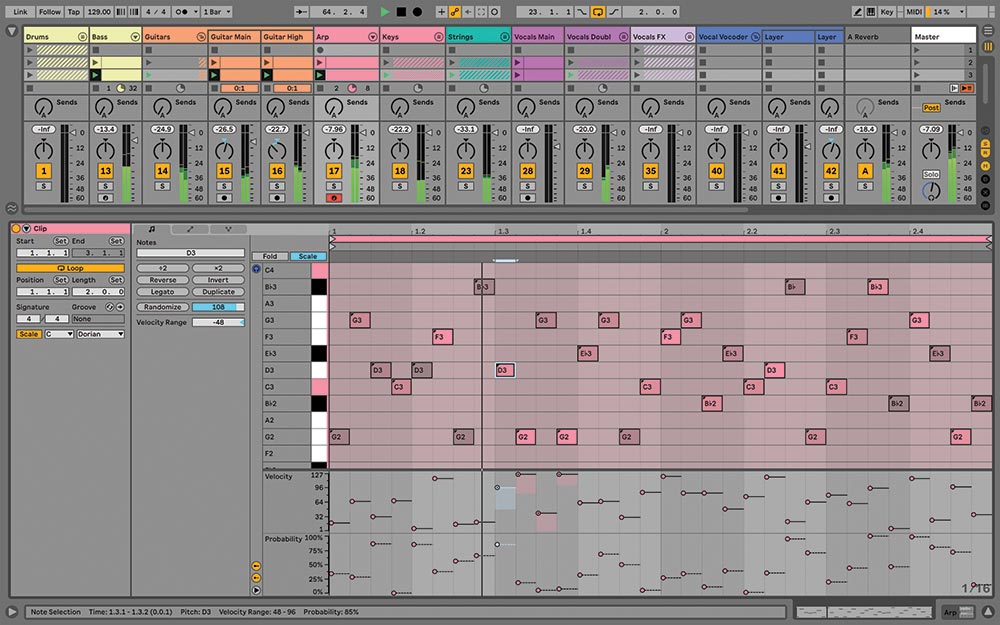 Ableton Live 11 comping