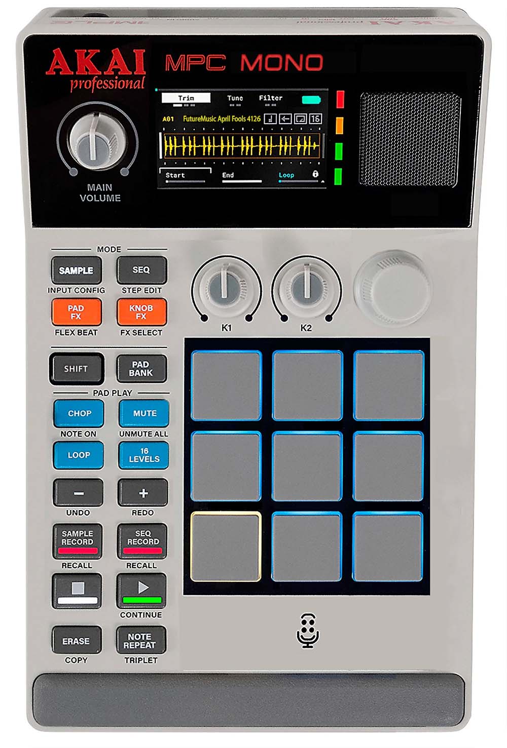The new Akai super portable MPC Mono has been leaked by an online Canadian retailer.