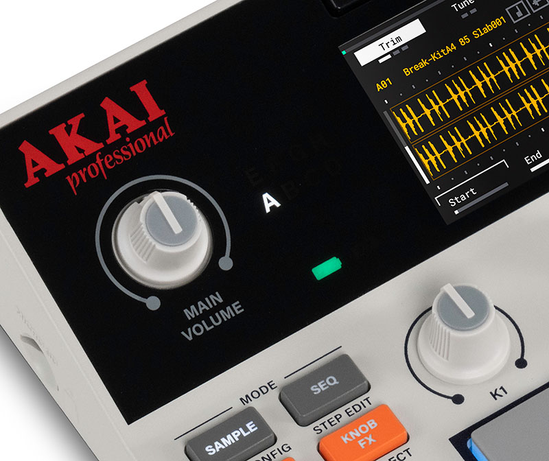 Akai MPC Sample has Potentiometers instead of encoders