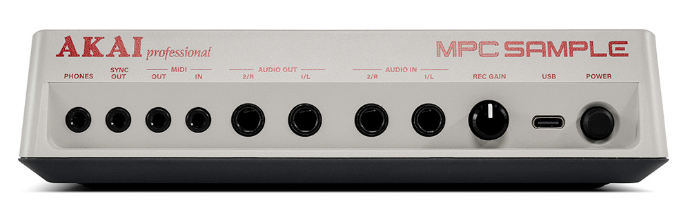 Akai MPC Sample Review by FutureMusic - Rear View