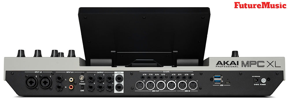 Akai MPC XL Rear View From FutureMusic.com