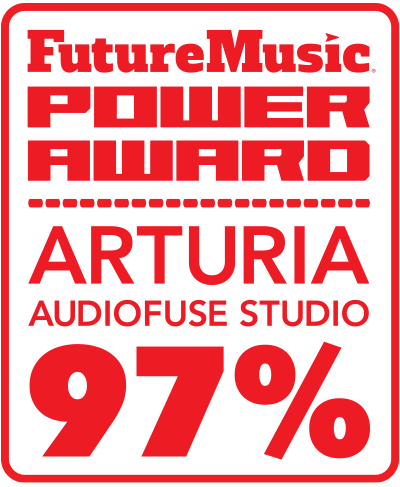 Arturia's AudioFuse Studio Wins FutureMusic's Power Award with a 97% Arturia AudioFuse Studio FutureMusc Power Award Rating 97%