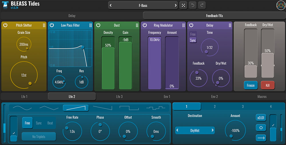 Bleass Tides Delay Plugin