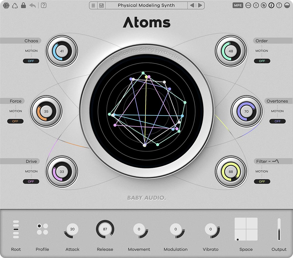 Baby Audio Atoms Synthesizer Plug-in