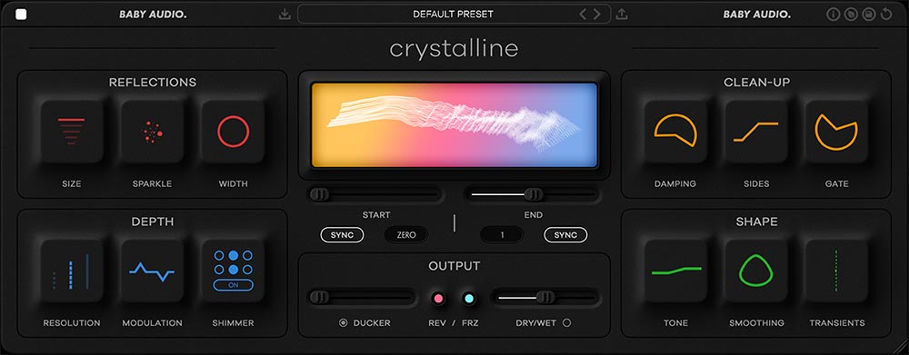 Baby Audio Crystalline Dark Mode