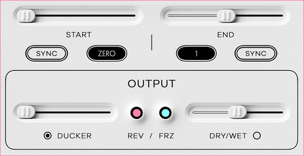 Baby Audio Crystalline Review - Start-End and Output Controls