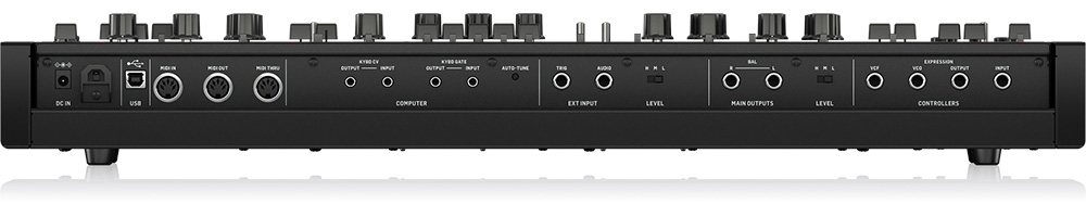 Behringer Announces MS-5 Analog Synthesizer rear connections