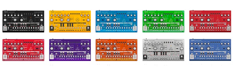 Behringer’s TD-3 comes in ten different colors