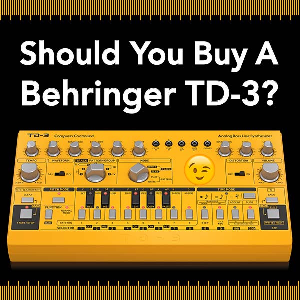 Review: Behringer TD-3 Analog Bass Line Synthesizer > FutureMusic