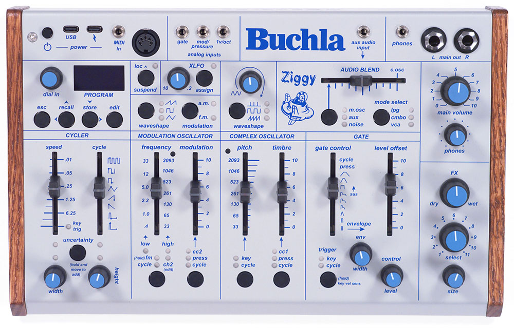 Buchla Ziggy Analog Desktop Synthesizer FutureMusic