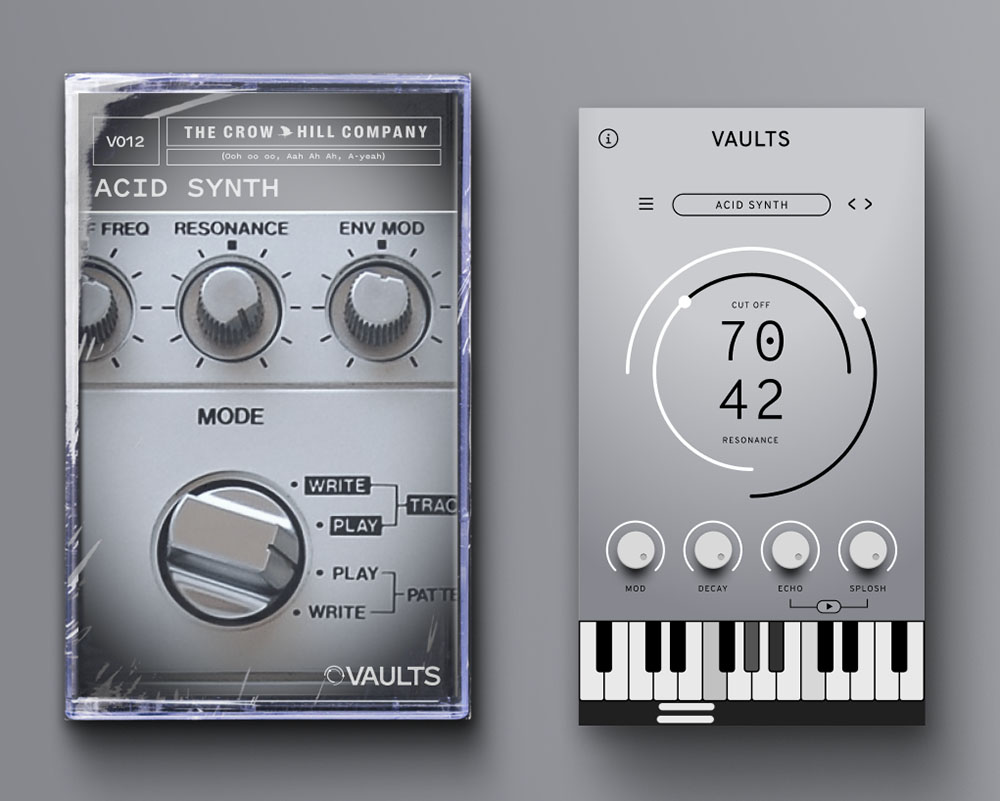 The Crow Hill Company creates VAULTS - ACID SYNTH as an homage to the revered Roland TB-303 Bass Line synth and associated Acid House genre.