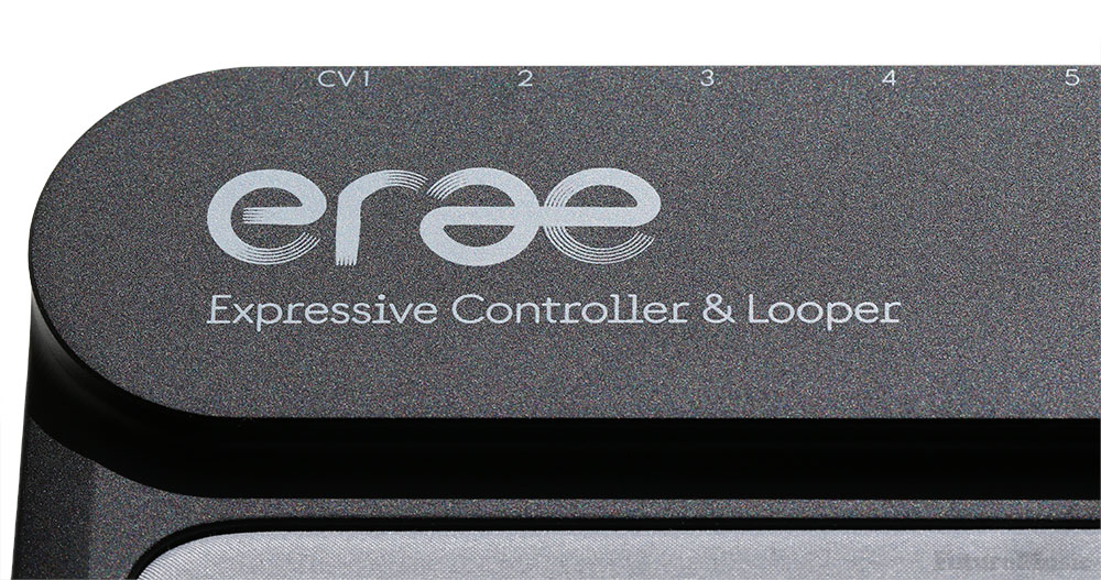 Embodme Erae 2 - Closeup of Logo from the FutureMusic review