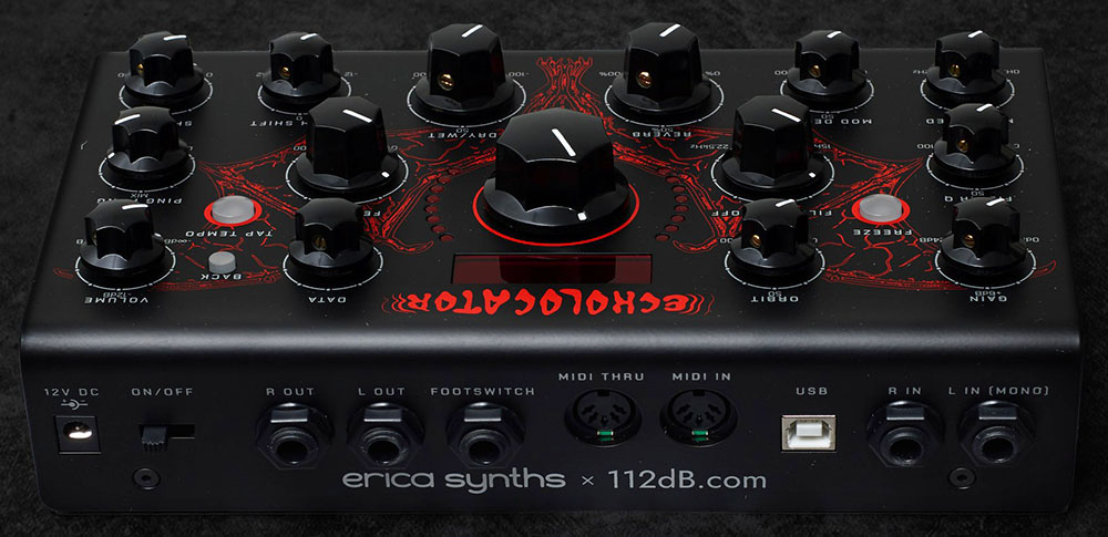 Erica Synths Echolocator Delay Effects Processor Rear-View