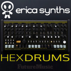 Erica Synths Announce Hexdrums – Gritty Analog Drum Machine