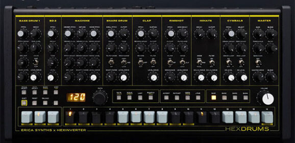 Erica Synths Announce Hexdrums – Gritty Analog Drum Machine