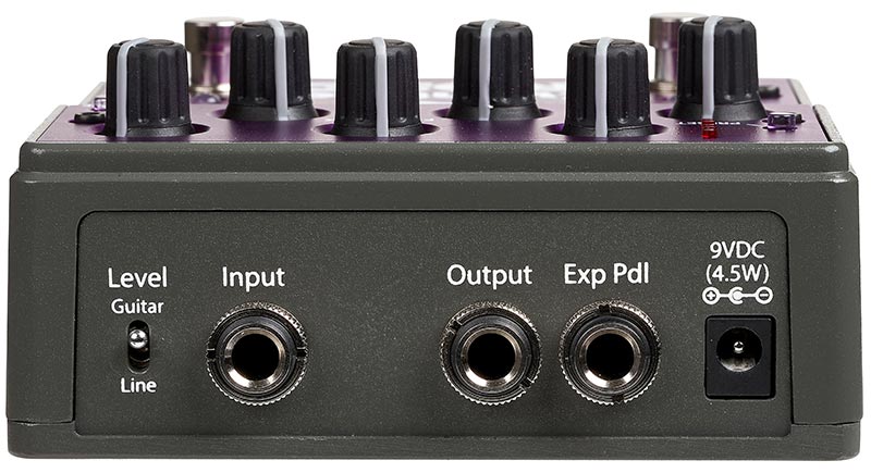 Eventide Rose Delay Pedal Review - Rear View