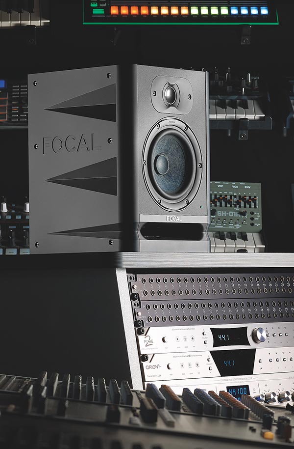 Focal 65 Evo Active Monitors in a music studio