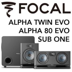 Focal Announces Alpha 80 Evo, Alpha Twin Evo Monitors & Sub One Subwoofer