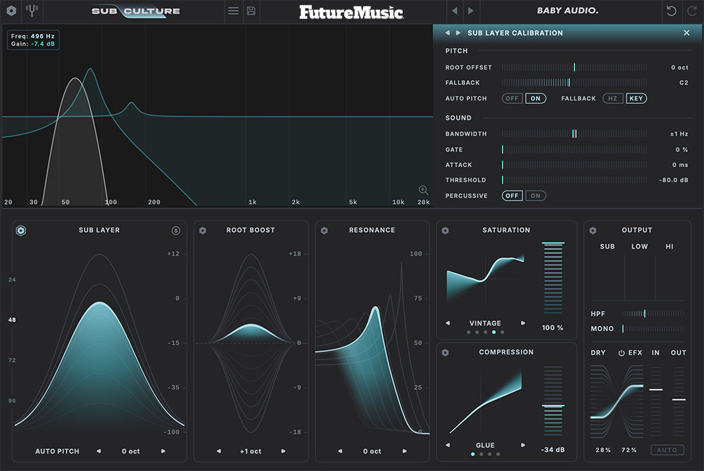 FutureMusic Baby Audio SubCulture Review - Sub Layer Calibration