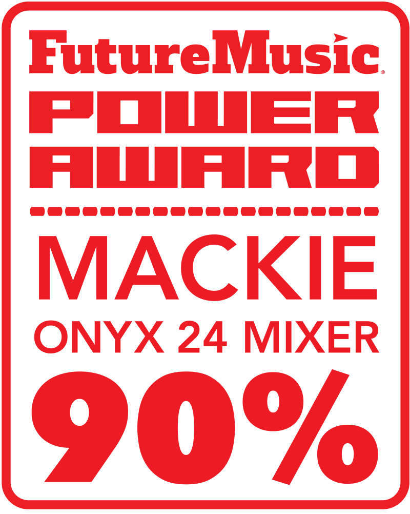 FutureMusic Power Award: Mackie Onyx 24 Audio Mixer 90% Rating