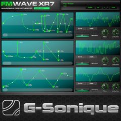 G-Sonique Debuts FM Wave XR7 – New Wavedrawing Synthesizer