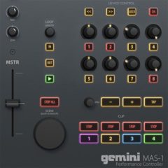 Gemini Announces MAS-1 – Ableton DJ Performance Controller & Audio Interface