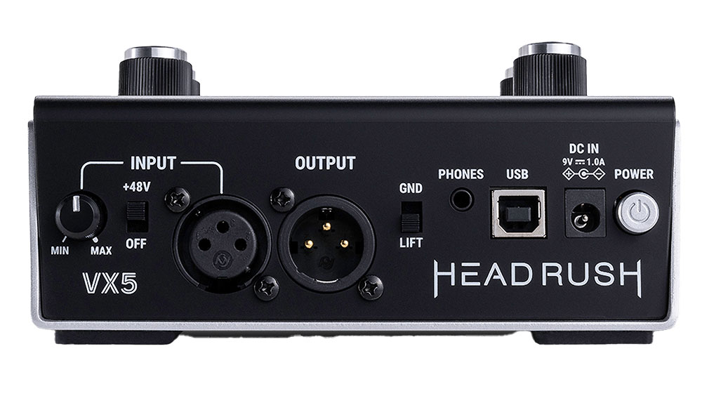 HeadRush VX5 Antares Auto-Tune Guitar Pedal Review Rear View