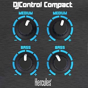 Hercules Premiers Hercules DJControl Compact – Micro DJ Controller