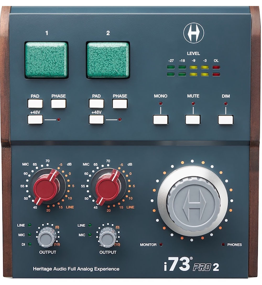 Heritage Audio i73 Pro 2 Review by FutureMusic - Top View