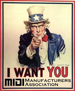 The MIDI Manufacturers Association Wants You!