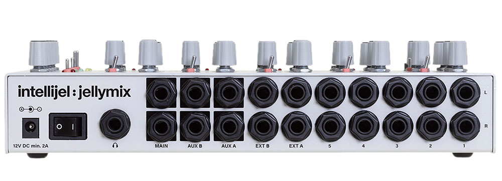 Intellijel JellyMix Performance Mixer Rear view FutureMusic