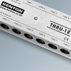 Kenton Releases Thru-12 MIDI Thru Box