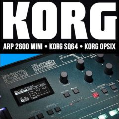 Korg Leaks: SQ-64 Sequencer, Opsix FM Synth  & ARP 2600 Mini