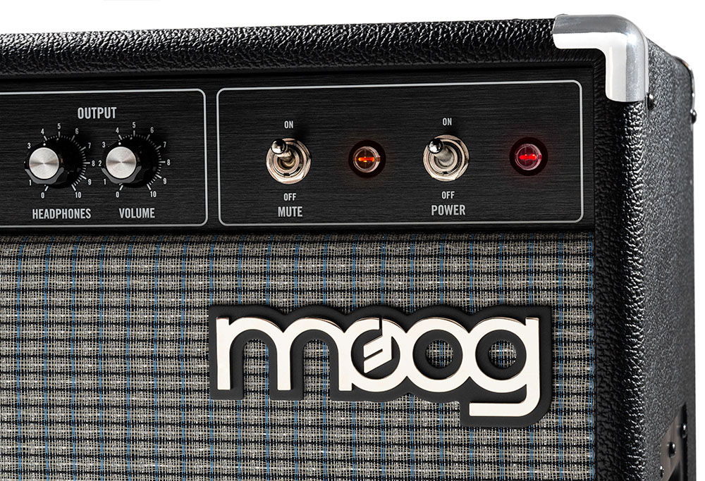 Moog Model 210 synth amp from FutureMusic Mag