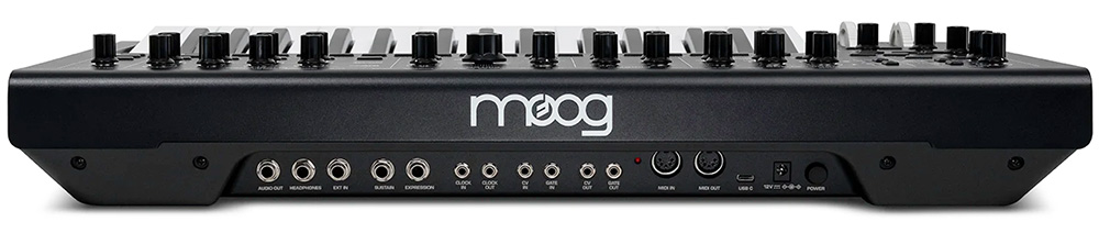 Moog Messenger Rear connectivity of the Moog Messenger