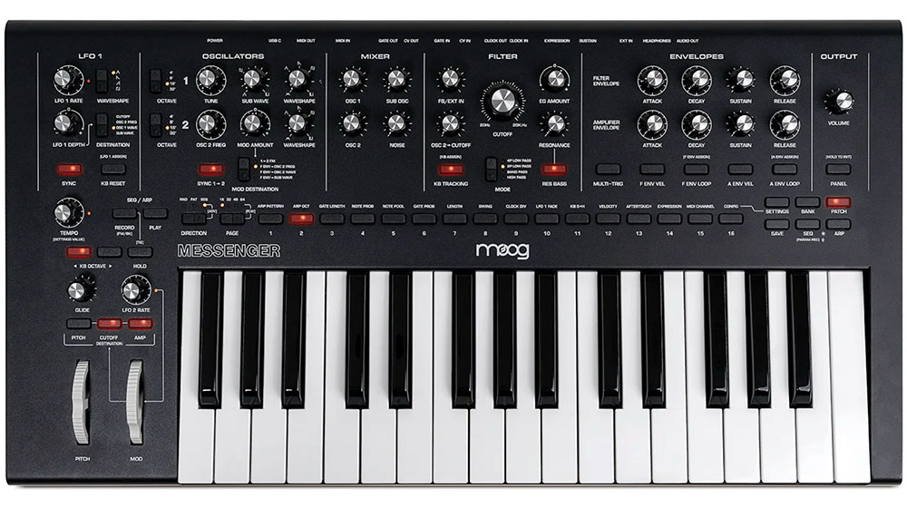 Moog Messenger Analog Synth FutureMusic Moog Messenger Analog Synth FutureMusic