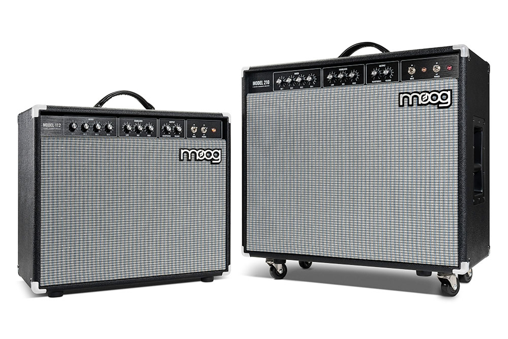 Moog Model 210 and 112 synth amps from FutureMusic Mag