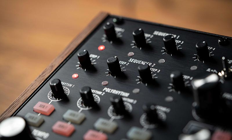 The Moog Subharmonicon analog synthesizer