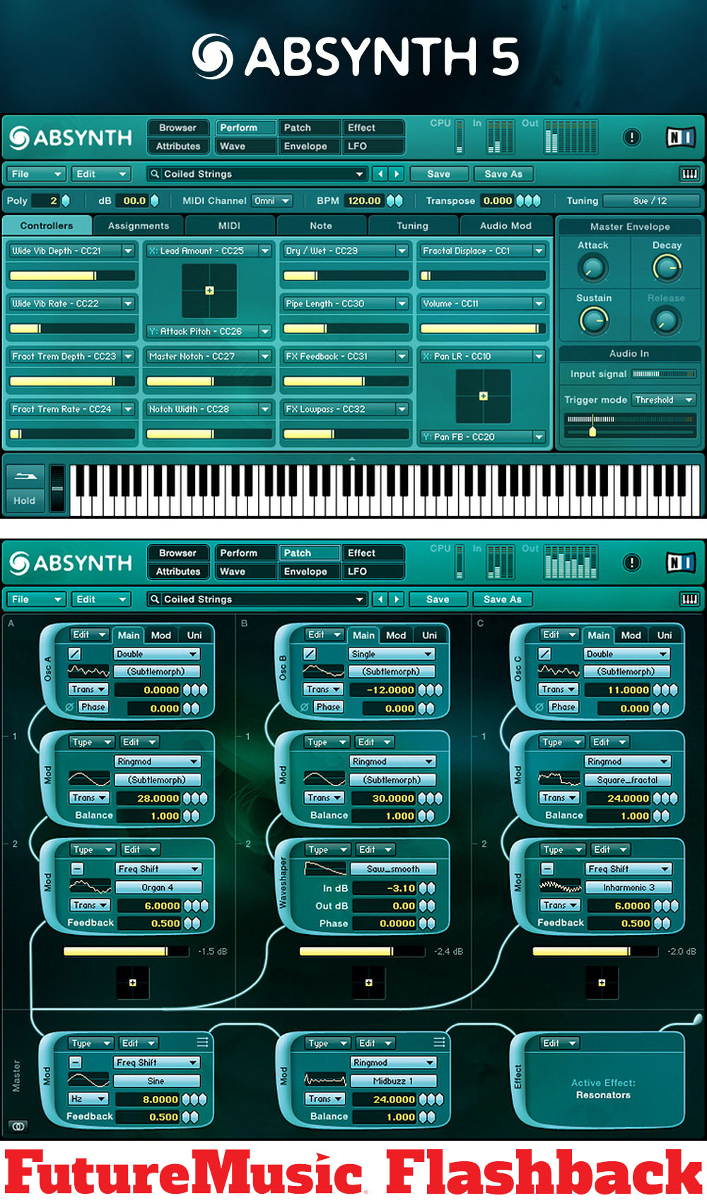 Native Instruments Absynth 5 Interface - FutureMusic Flashback