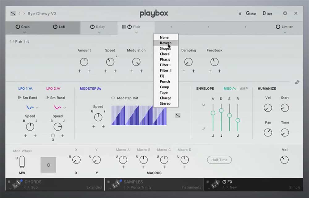 Native Instruments Playbox Effects Interface