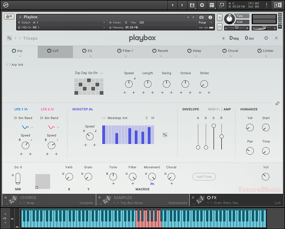 Native Instruments Playbox Zig-Zag Arp Effects