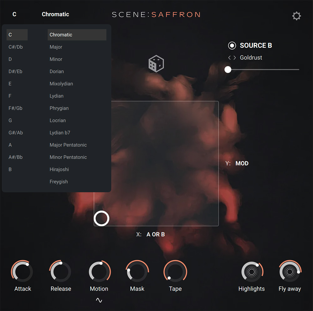 Native Instruments Scene Saffron Review - Keys and Scales