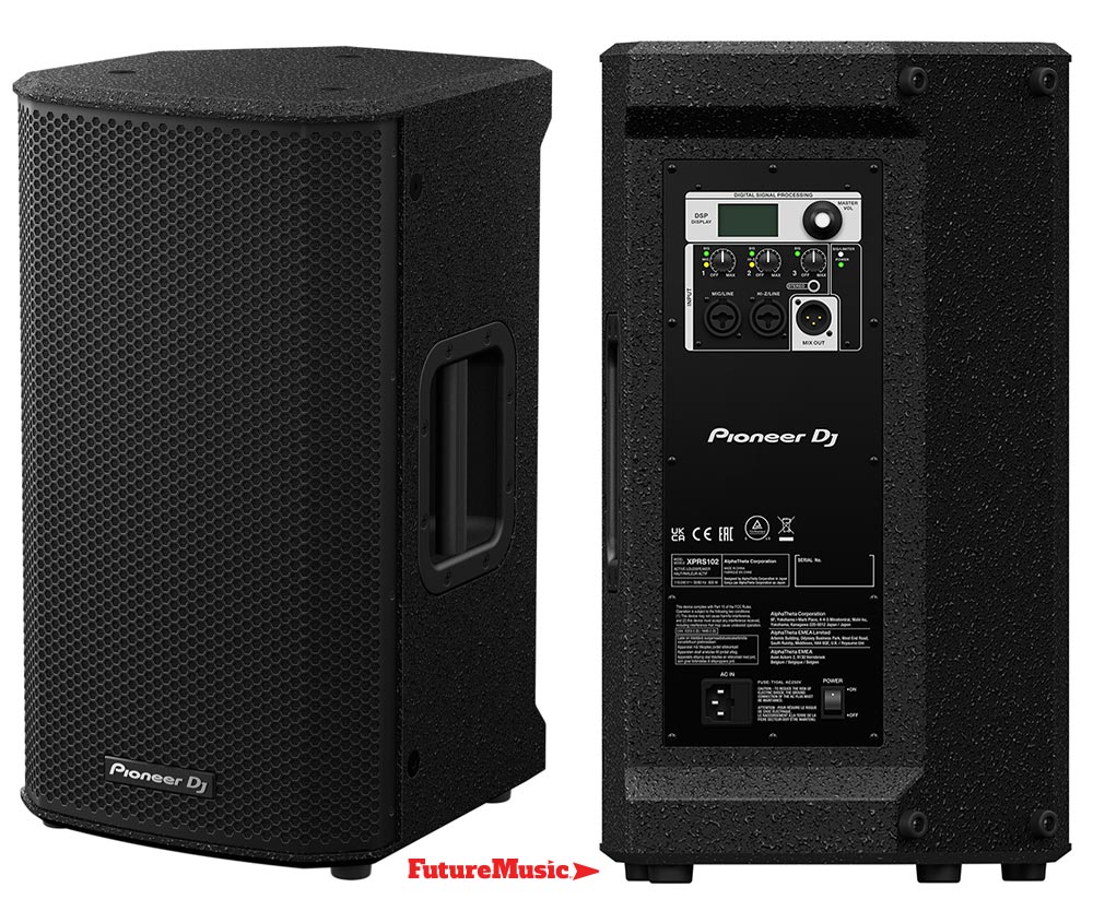 Pioneer XPRS102 Speaker Front and Back